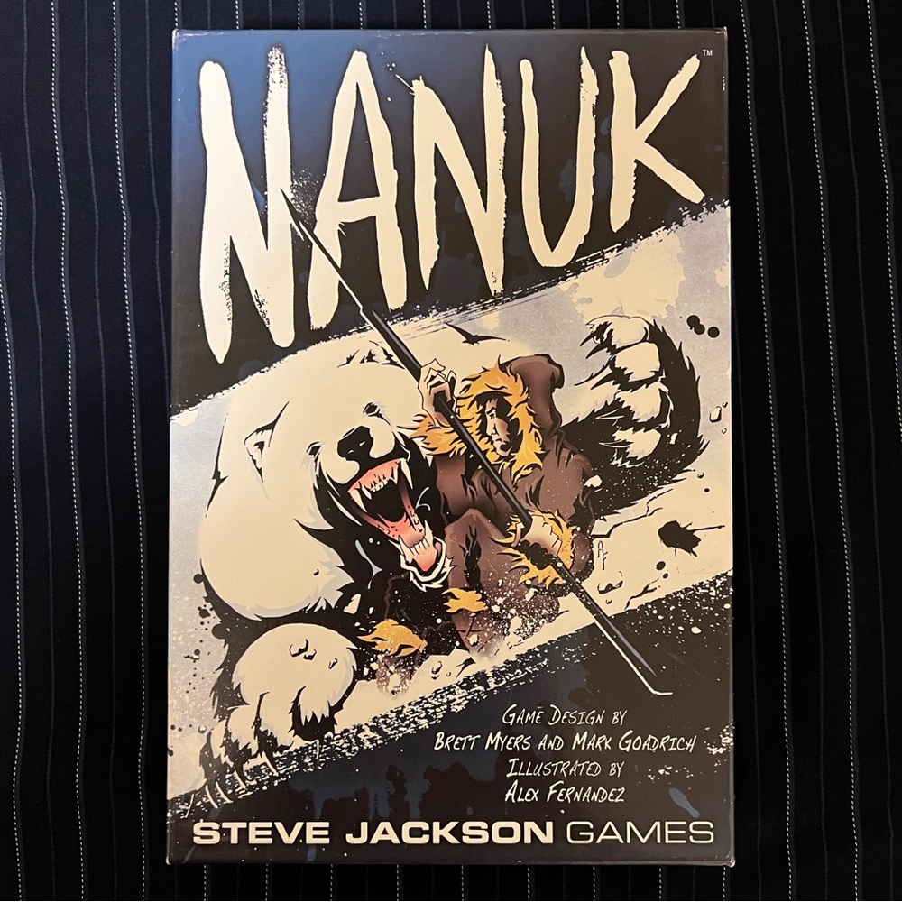 Nanuk by Steve Jackson Team Group Bluffing Card Board Game New Opened